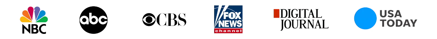 As featured in NBC ABC CBS Fox News Digital Journal USA Today